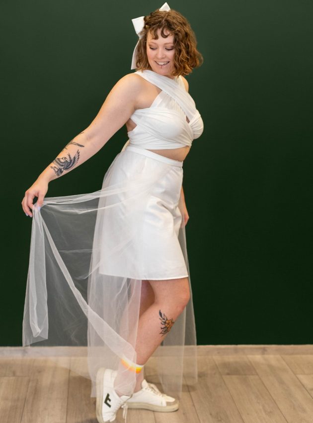 mehrteiliges Hochzeitsoutfit