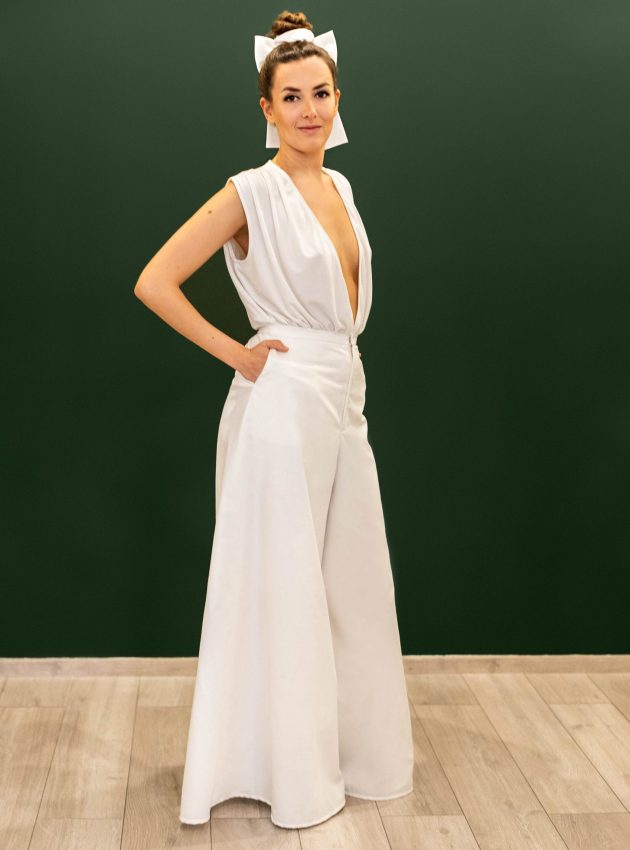 modernes Hochzeits-Outfit